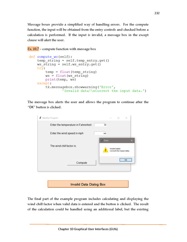 Introduction to Python Programming: Starting Out with IDLE - Graphical User Interfaces (GUIs) 14